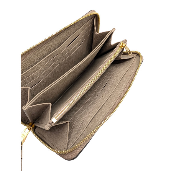 Louis Vuitton Turtledove Empreinte Leathet Zippy Wallet GIFTABLE FULL SET - Picture 4 of 8